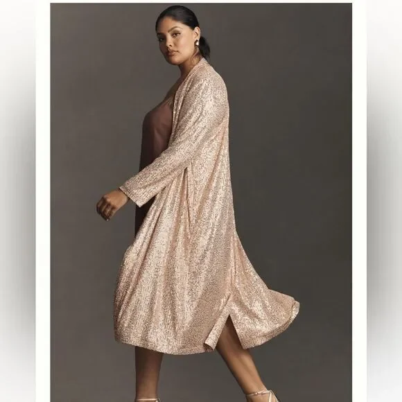 Anthropologie Mare Mare Sequin Duster NWT